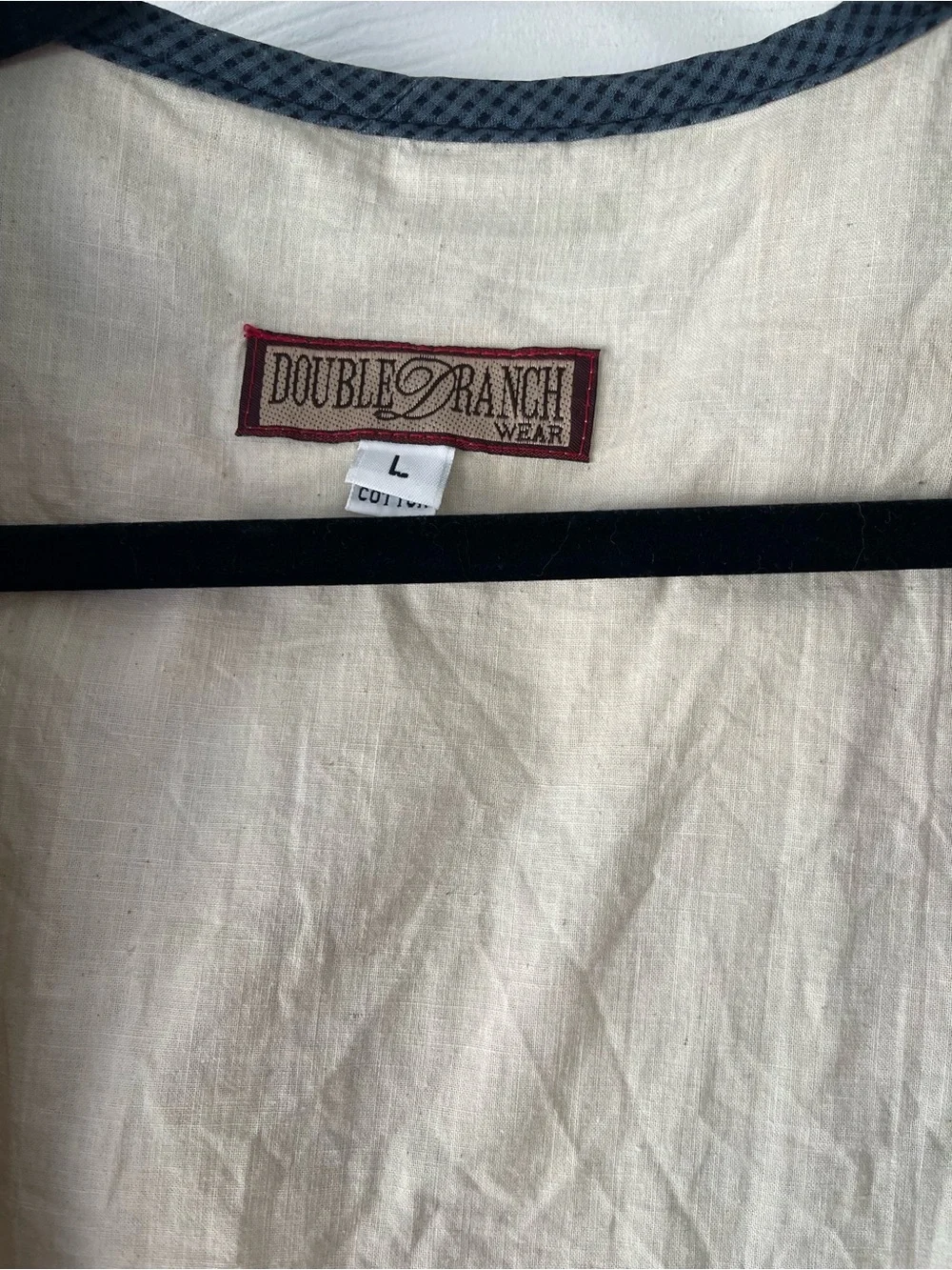 Double D Ranch Wear Patchwork Quilt Vest 100% Cotton Western Size Large - Picture 3 of 9